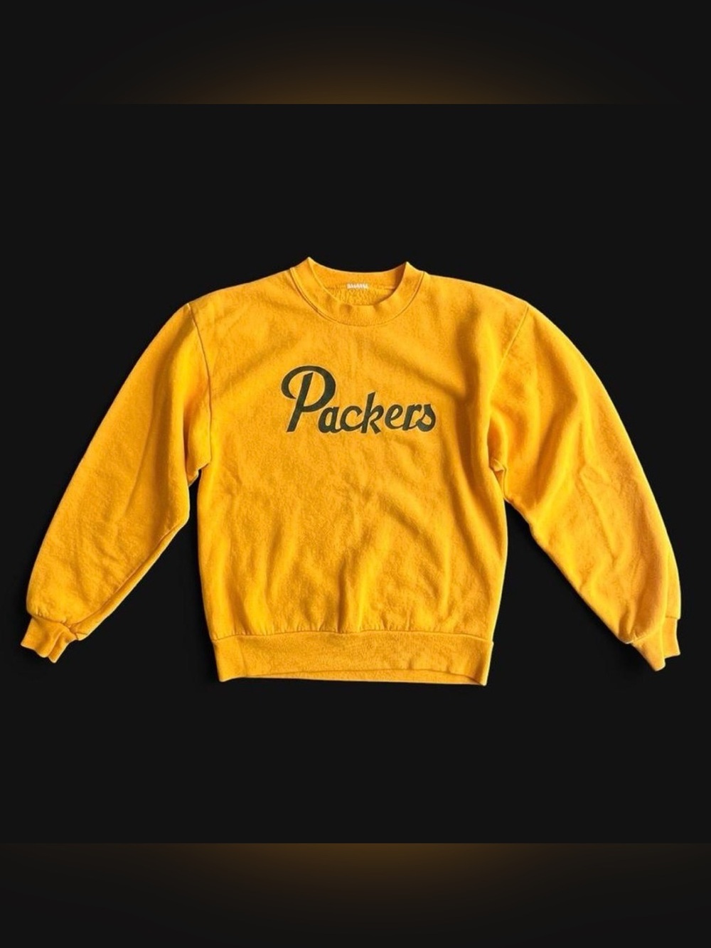 Vintage 80’s 90’s Green Bay Packers crewneck sweatshirt looks like a S/M